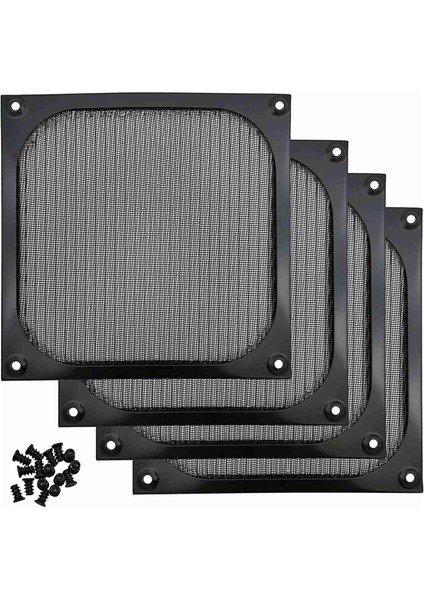 140MM Masaüstü Bilgisayar Kılıfı Fan Toz Filtresi Izgaralar Toz Geçirmez Kılıf Kapağı Vidalı, Alüminyum Çerçeve Örgü, 8 Paket (Yurt Dışından) fiyatları