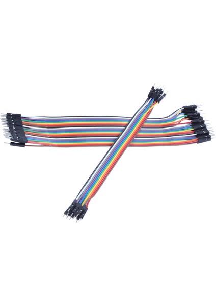 80PCS 20CM 2,54MM Erkek - Erkek Breadboard Jumper Tel Kablosu Arduino Için (Yurt Dışından) fiyatları