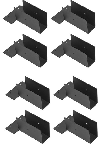 Paslanmaz Çelik Ahşap Işleri Pergola Kiti - Üst Montaj Braketi - 2 x 4 Kereste Için Modüler Boyutlandırma Pergola Donanımı, 8 Paket (Yurt Dışından)