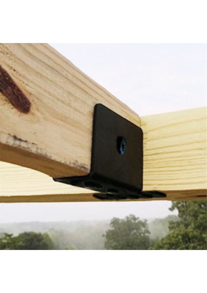 Paslanmaz Çelik Ahşap Işleri Pergola Kiti - Üst Montaj Braketi - 2 x 4 Kereste Için Modüler Boyutlandırma Pergola Donanımı, 8 Paket (Yurt Dışından) indirimleri