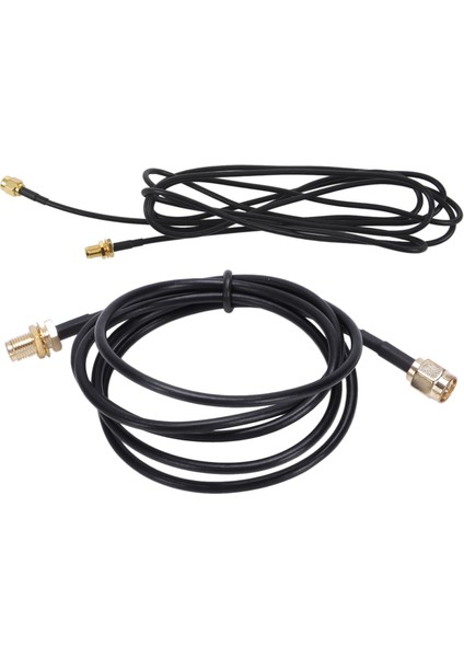 Sma Erkek Ila Dişi Adaptör Pigtail Koaksiyel Jumper Uzatma Kablosu 3.3ft Uzunluğunda Wifi Anten Uzatma Kablosu 2m (Yurt Dışından)