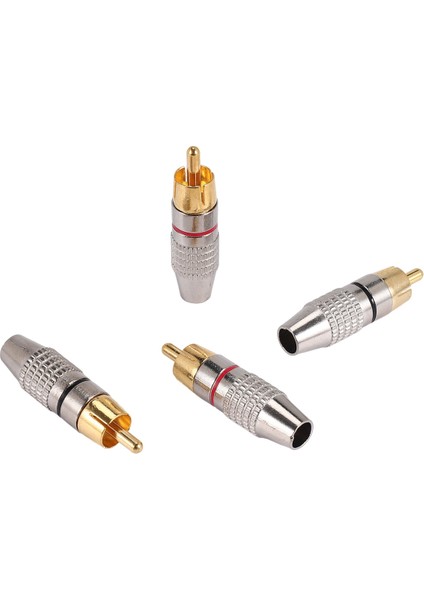 20 Pcs Rca Fiş Sesli Video Kilitleme Kablosu Konnektörü Altın Kaplama (Yurt Dışından) fiyatları