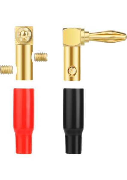 Sağ Açılı Muz Fişleri 24 Adet, Hoparlör Teli, Duvar Plakası, Ev Sineması, Ses/video Alıcısı Için 90 Derece Muz Konnektörü (Yurt Dışından) modelleri