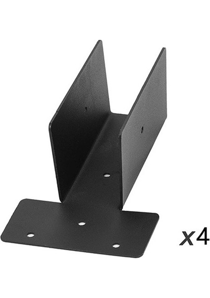 Açık Hava Pergola Rafter Braket Kiriş Askı Deskek Korkuluk Braket Konektörü 2x4 Veya 2x6 (Siyah) 4 Paket (Yurt Dışından) fırsatları