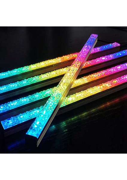 4x Coolmoon Bilgisayar Rgb Renk Işık Şeridi 5V/3PIN Alüminyum Şasi Işığı Manyetik Çok Molor Rgb LED Lamba (Yurt Dışından) fırsatları