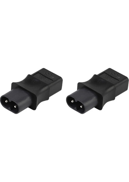 2x 2 Pimli Iec 320 C8 Erkek-Iec 320 C9 Dişi Ac Adaptörü 6A/250V Ab Endüstriyel Güç Dönüştürücü (Yurt Dışından)
