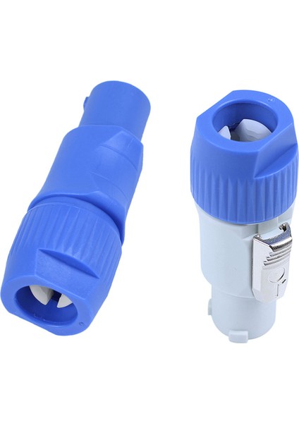 20PCS/LOT NAC3FCA Speakon Fiş 3 Pin Erkek Powercon Konnektörü 20A 250V Ac Elektrik Fiş Konnektörü Mavi ve Beyaz (Yurt Dışından)