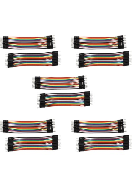 200PCS 10 cm Breadboard Jumpers Erkek To Erkek Jumper Kablolar Kablolar (Yurt Dışından)