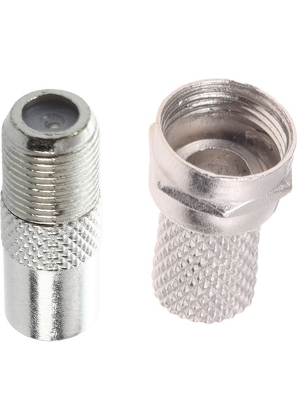 30 Pcs F-Tip Rf Konnektör: 10PCS Düz Metal F Tip Tv Tv Pal Erkek Rf Konektör Adaptörü ve 20PCS Cctv Rg6 F-Tipi Bükülme Koaksiyel Kablo Rf Konnektör Erkek (Yurt Dışından) fiyatları