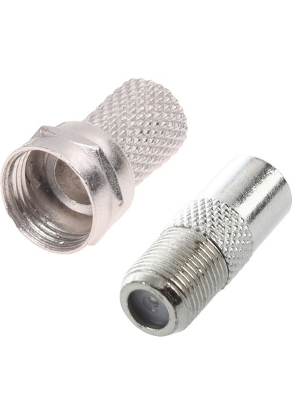 30 Pcs F-Tip Rf Konnektör: 10PCS Düz Metal F Tip Tv Tv Pal Erkek Rf Konektör Adaptörü ve 20PCS Cctv Rg6 F-Tipi Bükülme Koaksiyel Kablo Rf Konnektör Erkek (Yurt Dışından) modelleri