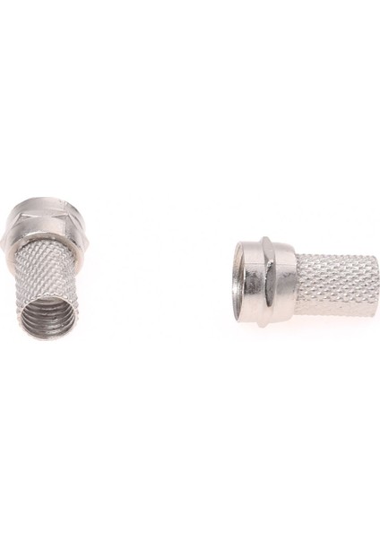 30 Pcs F-Tip Rf Konnektör: 10PCS Düz Metal F Tip Tv Tv Pal Erkek Rf Konektör Adaptörü ve 20PCS Cctv Rg6 F-Tipi Bükülme Koaksiyel Kablo Rf Konnektör Erkek (Yurt Dışından) indirimleri