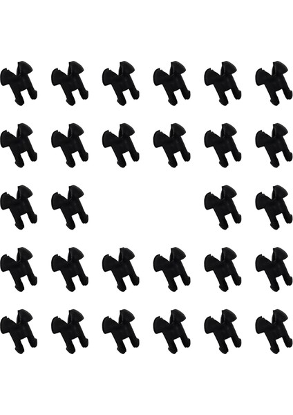 Peg Tahtası Kanca Kilitleri, 120 Pc Peg Tahtası Kilitler Pegook Stoper&#39;ları 1/8in Peg Boardhooks Için Kancaların Düşmesini Durdurmak Için Durdurucular (Yurt Dışından)