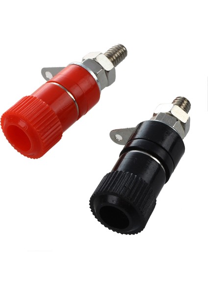 20 Pcs 3.8mm Iplik 4mm Muz Fiş Soketi Kırmızı + Kara Kıymetleme Post Değiştirme ve Konektörler (Yurt Dışından) indirimleri