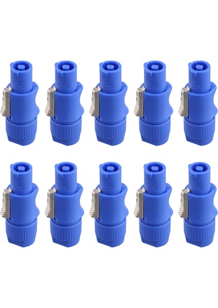 10PCS 3 Pin Erkek Powercon Konektörü Sinyal Giriş Jakı Işın Işığı Işığı Işık Gücü Girişi (Yurt Dışından)