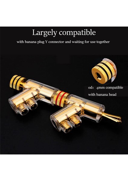 8pcs Muz Tapaları 45 Derece Açılı Muz Konektörleri Av Alıcı, Amplifikatör, Hoparlör Altın Için Vidalı Kilitleme Konektörleri (Yurt Dışından) modelleri