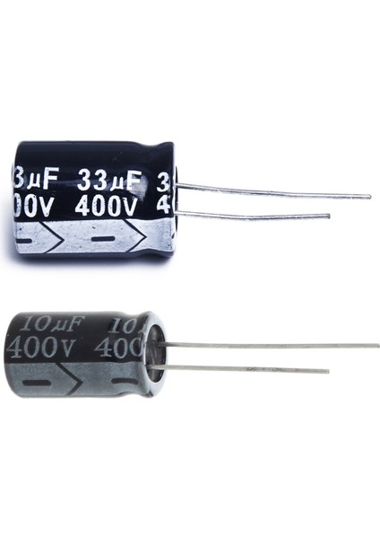 10PCS Kapasitör Elektrolitik Alüminyum 33UF 400V Siyah 10 x 400V 10UF Düşük Esr Empedans Elektrolitik Kapasitör (Yurt Dışından)