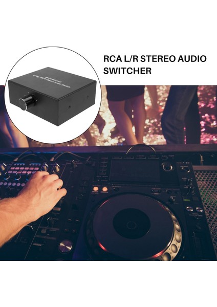 4 Yollu Stereo L /r Ses Kanalı Iki Yönlü Ses Anahtarlayıcı, 1&#39;i 4&#39;ü /4&#39;ü 1&#39;de, Hoparlör Için Ses Anahtarı Ayırıcı (Yurt Dışından) fırsatları