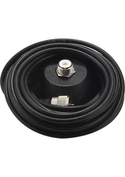 Mobil Araba Anten Manyetik Çatı Montaj Tabanı 5m 16.4 Ft RG58 Koaksiyel Kablo Uhf Erkek (Yurt Dışından)