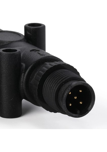 Nmea 2000 T Bağlayıcı 4 Bağlantı Noktası 5pin M12 Iplik IP67 Nmea 2000 (N2K) (Tee) T-Connector Garmin Lowrance Simrad (Yurt Dışından) modelleri
