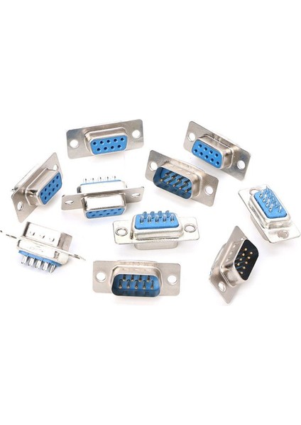 5 Kadın 10 Pcs Db9 Erkek ve Dişi RS232 9 Pın Tel Ladker Seri Port Taki (Yurt Dışından) fiyatları