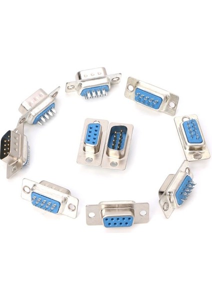 5 Kadın 10 Pcs Db9 Erkek ve Dişi RS232 9 Pın Tel Ladker Seri Port Taki (Yurt Dışından) modelleri