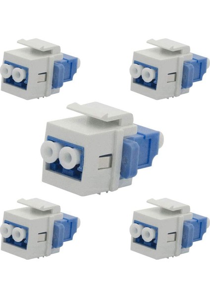 10X Lc Fiber Optik Adaptörü Lc - Lc Duplex Multimod 10GB F/f Duvar Plakaları Için Keystone Bağlayıcı, Yama Panelleri (Yurt Dışından) fiyatları