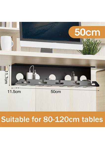 Masa Kablo Yönetimi Altında Sondaj Yok Metal Kablo Tepsisi Masa Altında Kelepçe Güç Şerit Kablosu Tutucu Raf Standı (Yurt Dışından) indirimleri