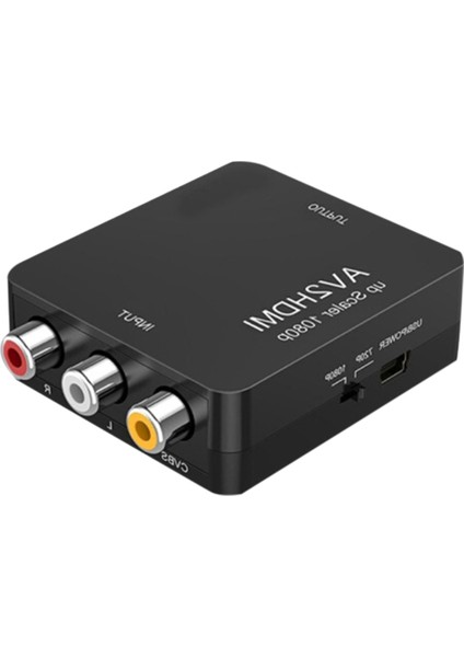 2x Rca - HDMI Av - HDMI Dönüştürücü 1080P Mini Rca Cvbs Video Ses Dönüştürücü Adaptör Pal/ Ps3/ Stb/ Xbox Vhs Için (Yurt Dışından) fırsatları