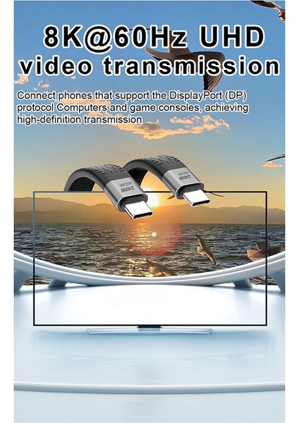 USB C - USB C Kablosu, 240W Tip C - C Tip C Hızlı Şarj Kablosu 40GBPS USB C Veri Kablosu 8k@60Hz iPhone 15/15 Pro Max Için (Yurt Dışından) modelleri