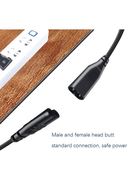 Iec 320 2 Pimli C7 Dişi-C8 Erkek Şekil 8 Hoparlör ve Yazıcı Için Güç Adaptörü Uzatma Kablosu (0.3m) (Yurt Dışından) indirimleri