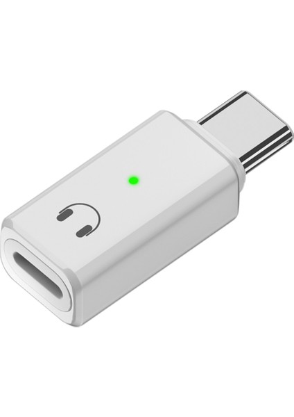 Kulaklık Kablosu Dönüştürücü USB C IPhone 15 Için 8 Pimli Kadın Ses Adaptörü Erkek, iPad MacBook Tip C Cep Telefonu Gri (Yurt Dışından)