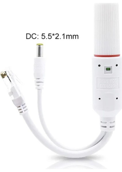 Su Geçirmez 10/100MBPS RJ45 Port Poe Splitter IEEE802.3 Af Ethernet Poe Adaptörü Dc 12V Ayırıcı Girişi Dc 24V Ayrıştırıcı (Yurt Dışından)