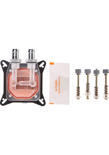 Gpu Su Bloğu Soğutma Grafik Kartı Radyatörü Için Çift Kanallı Bakır Soğutucu (Yurt Dışından)