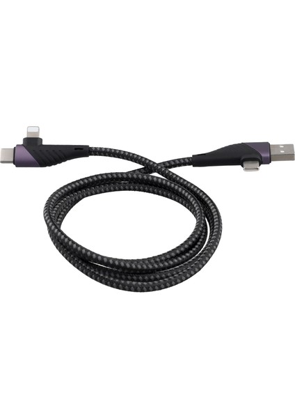 4&#39;ü 1 Arada Pd USB C Kablo Hızlı Şarj 65W USB Tip C&#39;ye Tip C Ios Kablosu Iphone Xiaomi Redmi Samsung Huawei (Yurt Dışından) modelleri