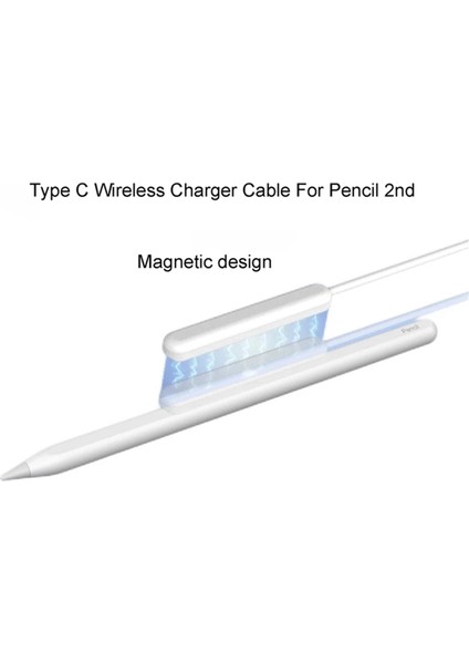 Apple Pencil Için Şarj Kablosu 2 2. Manyetik Tip C Şarj Cihazı Şarj Kablosu Adaptörü Apple Pencil 2 Stylus Charger (Yurt Dışından) indirimleri