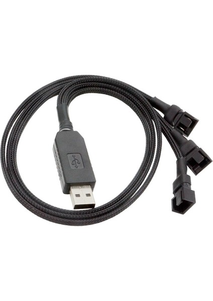 4 Pimli Pc Soğutma Fanları Için 12V USB Fan Güç Adaptör Kablosu 1 Ila 3 Step-Up Güç Adaptör Kablosu (Yurt Dışından)