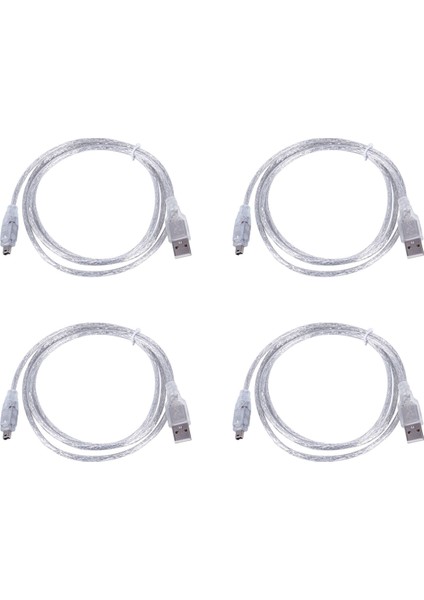 4pcs 1.5m USB - Ieee 1394 4 Pin Firewire Dv Adaptör Kablo Dönüştürücü Pc Kamerası Için (Yurt Dışından)