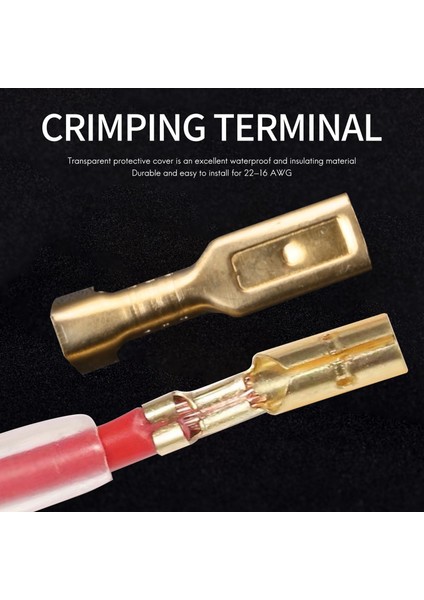 200PCS/50 Çiftlik Kadın Erkek Kürek Kıvrım Terminalleri Kollu Tel Sargı Konnektörü 22-16 Awg 2.8 mm Için (Yurt Dışından) fiyatları