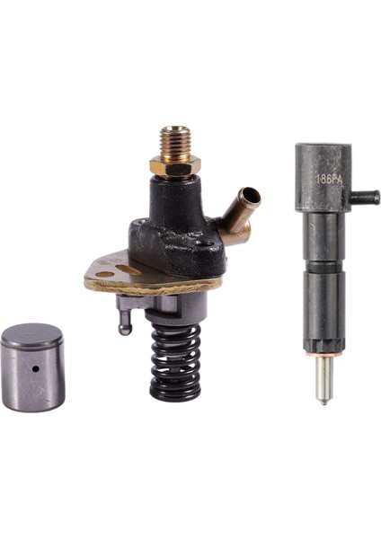 186F Solenoid Valf ve 186F Motor Enjektör Nozul Enjektör Nozul Olmadan Yakıt Enjeksiyon Pompası Için (Yurt Dışından)