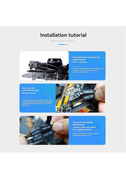 Pc Için Wifi Bilgisayar Güç Sıfırlama Anahtarı Pcıe Uzaktan Önyükleme Başlangıç ​​kartı Alexa Google Home Için Masaüstü Bilgisayar Desteği (Yurt Dışından) indirimleri