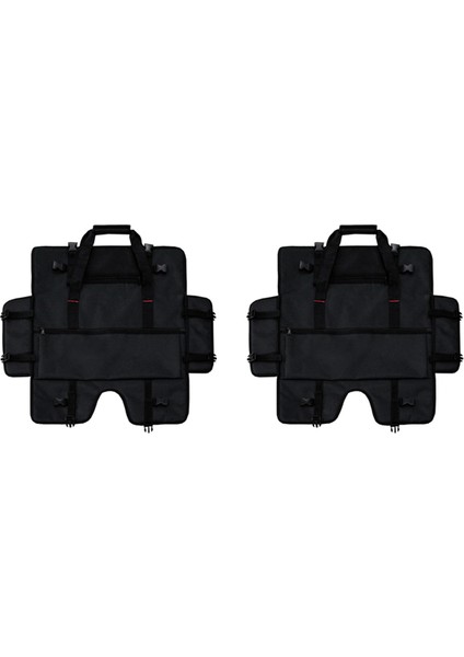 24 Inç LCD Ekranlar ve Monitörler Için 2x Taşıma Torbası, 24 Inç Monitör Için Koruyucu Monitör Seyahat Durumu, Siyah (Yurt Dışından)