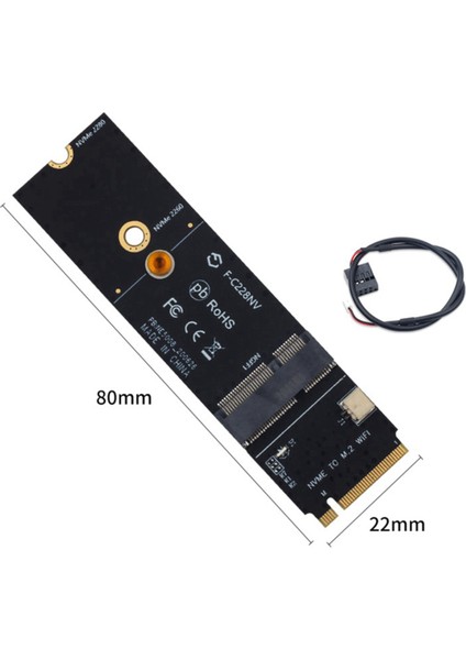 4x Kablosuz M.2 A+E Anahtar Yuvası M.2 M Teay Wıfı Bluetooth Adaptörü AX200 9260 BCM94352Z Kart Nvme Pcı Express SSD Bağlantı Noktası (Yurt Dışından) modelleri