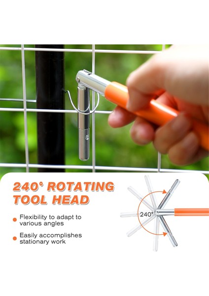 T Klips Aracı ve Tel Twist Aracı Çift Fonksiyonluk, Çit Sedye, Çit Klipsleri ve Çit Tel Bükme Aracı (Yurt Dışından) fiyatları