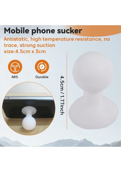 2pcs Cep Telefonu Emme Fincanı Silikon Ekran Emme Topu Tembel Masaüstü Vantuz Tutucu Cep Telefonu Onarım Aracı (Yurt Dışından) fırsatları