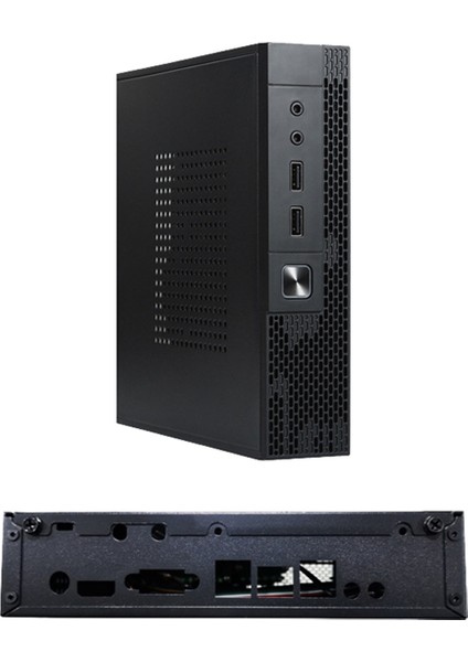 Vaka Kutusu Şasi Izleme Sunucusu Şasi Endüstriyel Kontrol Bilgisayar USB Ses Bağlantı Noktası Muhafazası Için Mini-Itx Htpc (Yurt Dışından)