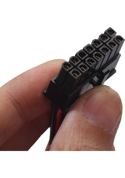 15CM Güç Kaynağı Kablosu 18AWG Tel Atx 24 Pın Ila 14 Pin Adaptör Kablosu Ibm Dell Q77 B75 A75 Q75 Anakartı (Yurt Dışından) fırsatları