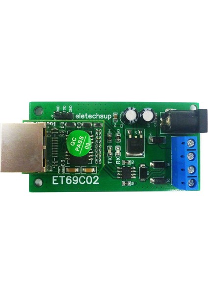ET69C02 Ethernet Network Ip RJ45 - RS485 Modbus Rtu Master Slave Müşteri Sunucusu Mqtt Plc Için (Yurt Dışından)