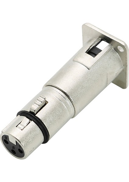 Ses Bağlantısı Dönüştürücü Için Üç Çekirdekli D Tipi Metal Soket Xlr Montaj Taban Xlr Erkek-Xlr Kadına (Yurt Dışından)