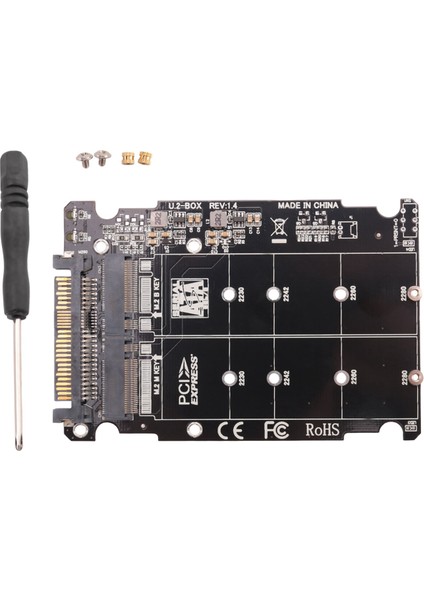 4x 2 In 1 M.2 Nvme Sata U2PCB M.2 Nvme SSD Anahtar M Anahtarı B Ssd-U.2 SFF-8639 Adaptör Pcıe M2 Dönüştürücü Masaüstü Bilgisayar (Yurt Dışından) fiyatları