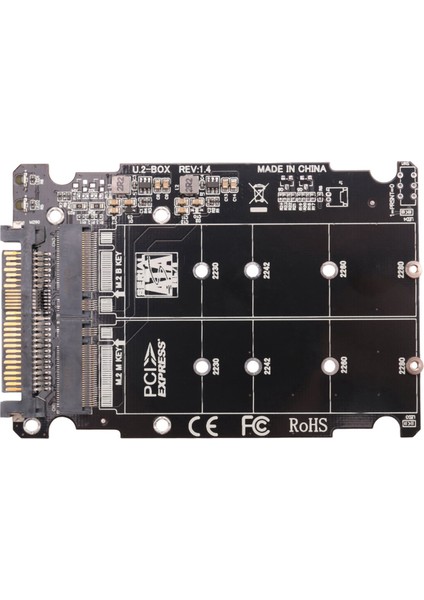 4x 2 In 1 M.2 Nvme Sata U2PCB M.2 Nvme SSD Anahtar M Anahtarı B Ssd-U.2 SFF-8639 Adaptör Pcıe M2 Dönüştürücü Masaüstü Bilgisayar (Yurt Dışından) indirimleri